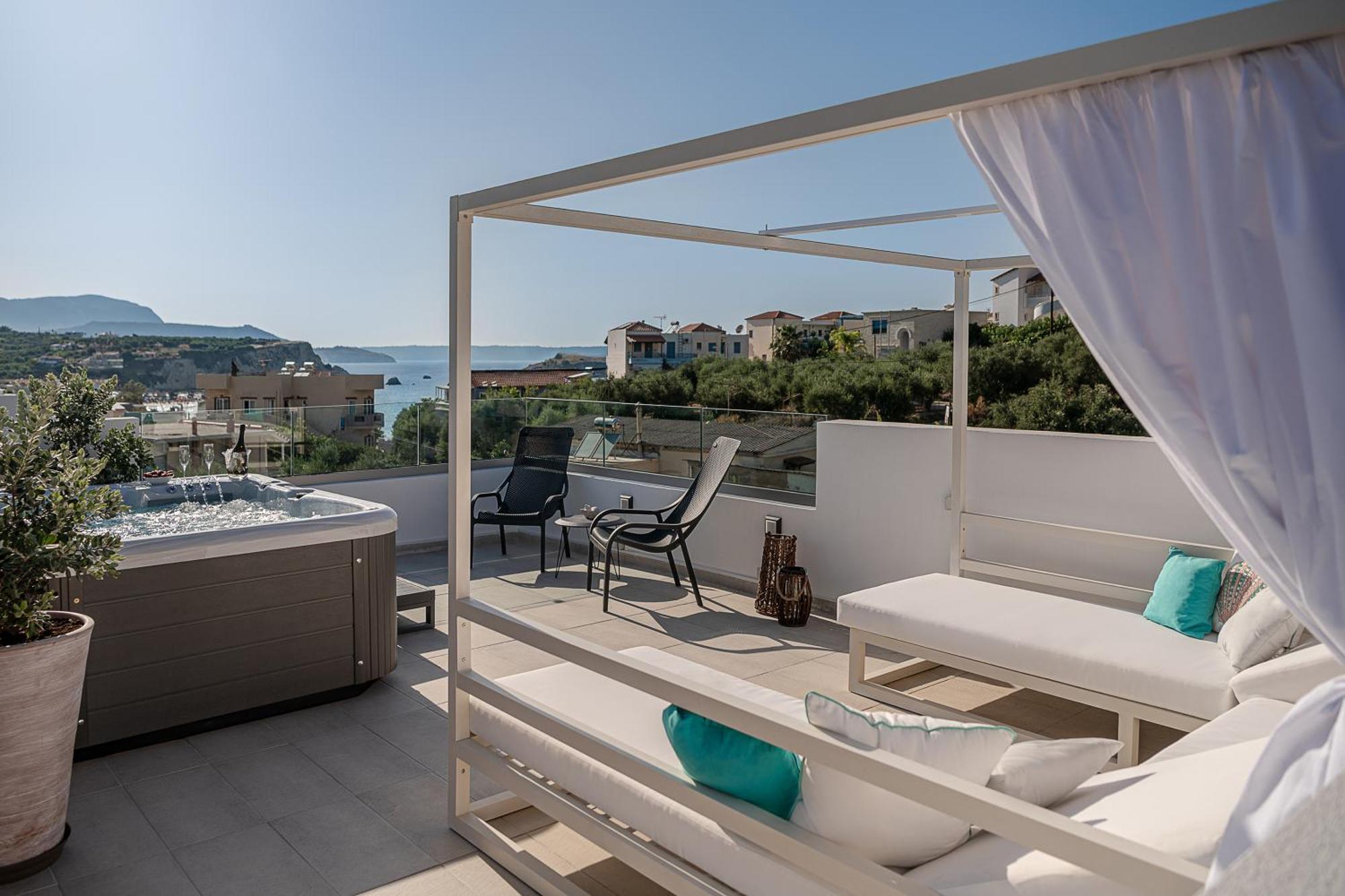 Avrilia Seaside Villa Heated Pool 알미리다 외부 사진