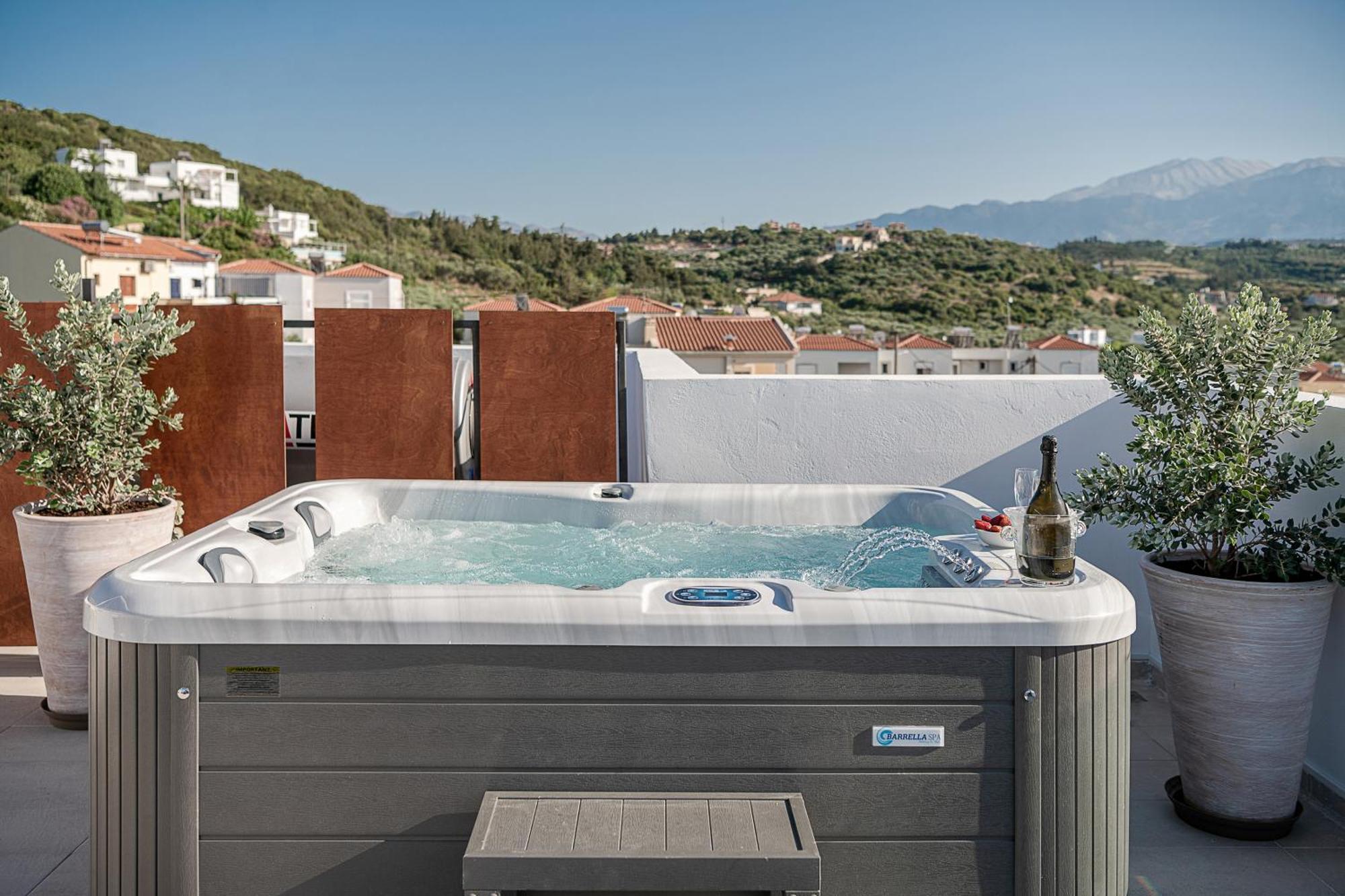 Avrilia Seaside Villa Heated Pool 알미리다 외부 사진